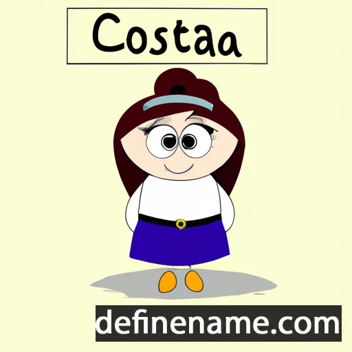 cartoon of the name Costică