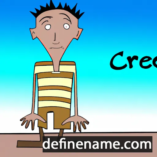 cartoon of the name Cree