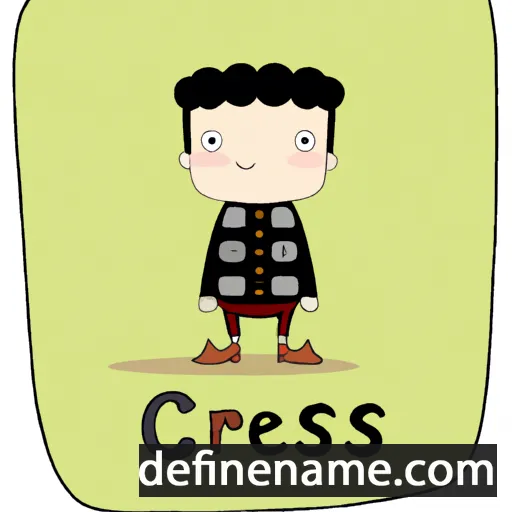 cartoon of the name Crescens