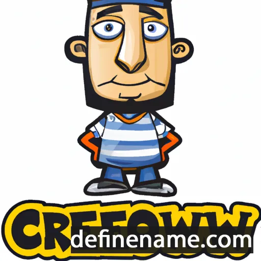 cartoon of the name Crew