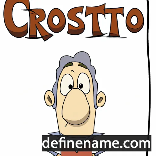 cartoon of the name Cristoforo