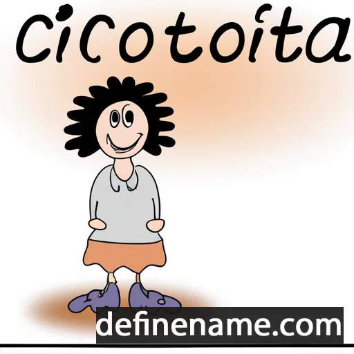 Crocetta cartoon