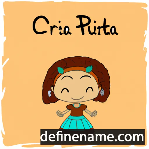 cartoon of the name Cruzita