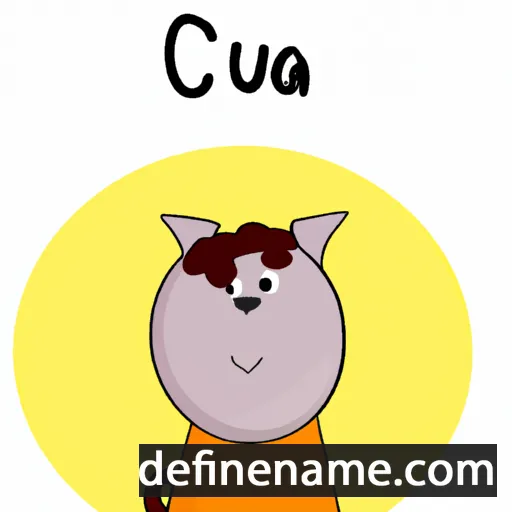 cartoon of the name Cua