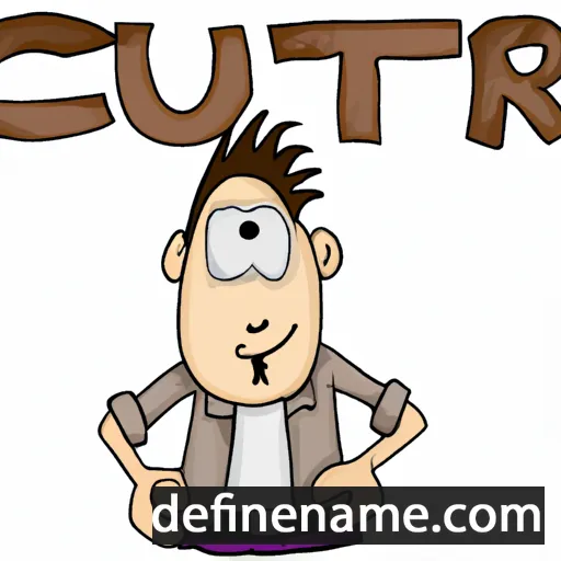 cartoon of the name Curt