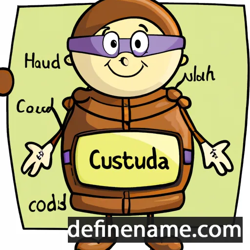 Custodia cartoon