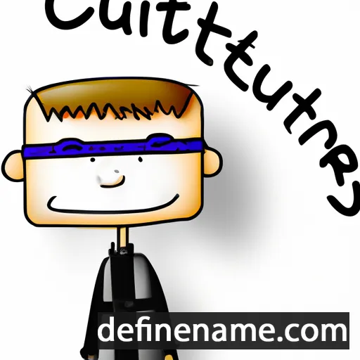 cartoon of the name Cuthberht