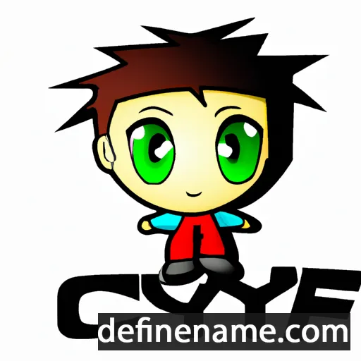 cartoon of the name Cy