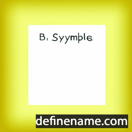 cartoon of the name Cymbeline