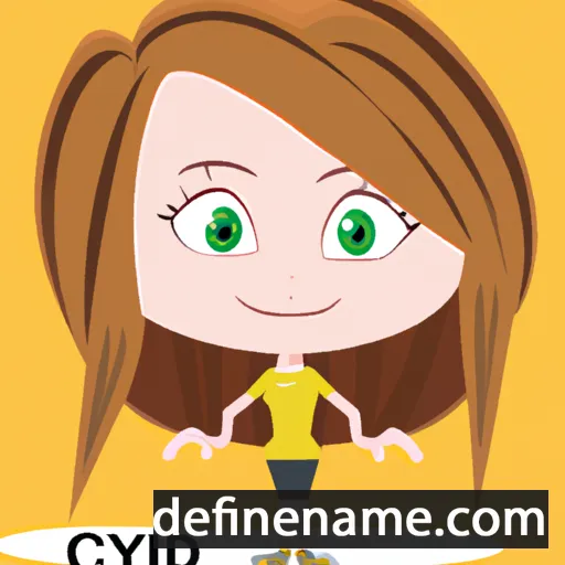 cartoon of the name Cyndi