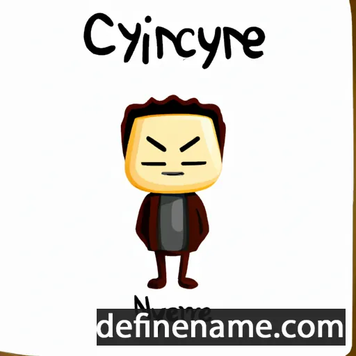 cartoon of the name Cyneric