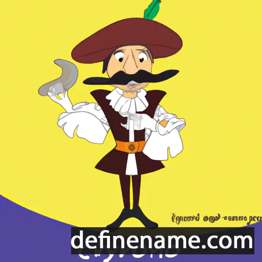 cartoon of the name Cyrano