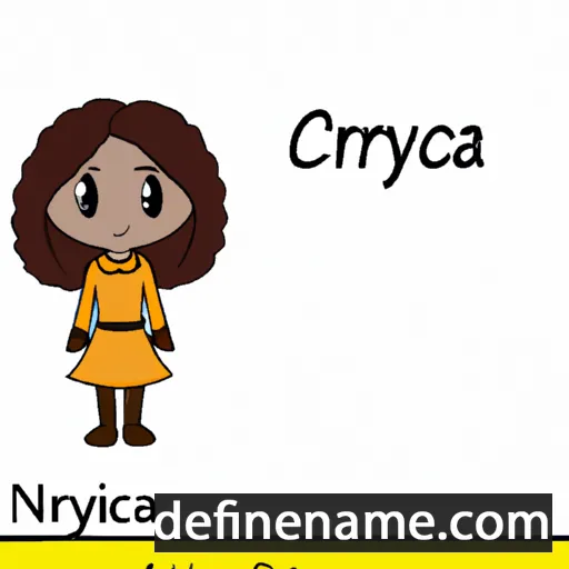 cartoon of the name Cyriaca