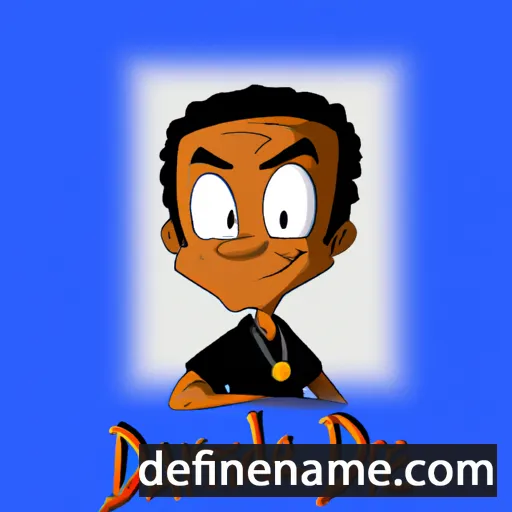 cartoon of the name D'Andre