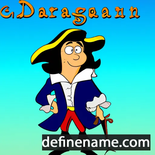 cartoon of the name D'Artagnan