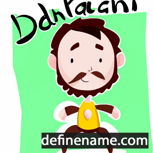 cartoon of the name Dáibhí