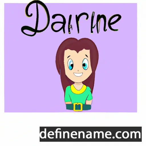 cartoon of the name Dáirine