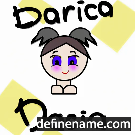 cartoon of the name Daciana