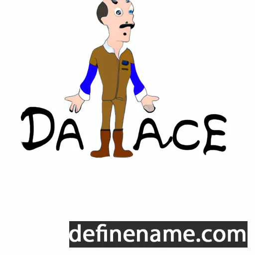 cartoon of the name Dacre