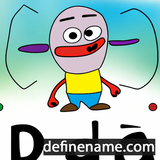 cartoon of the name Dada