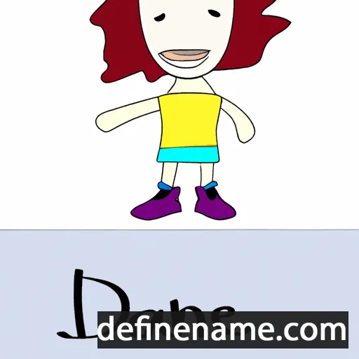 cartoon of the name Dafne