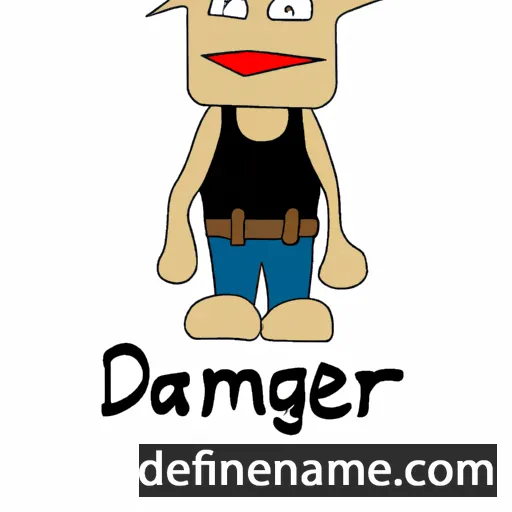 cartoon of the name Dagmær