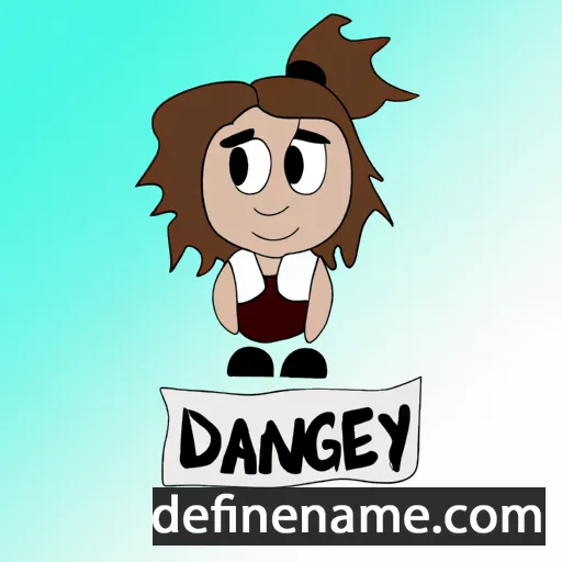 cartoon of the name Dagney