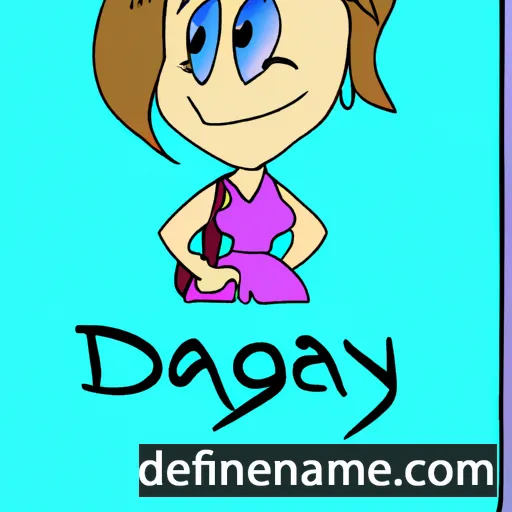 cartoon of the name Dagny