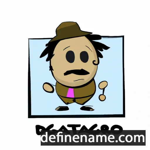 cartoon of the name Dagoberto