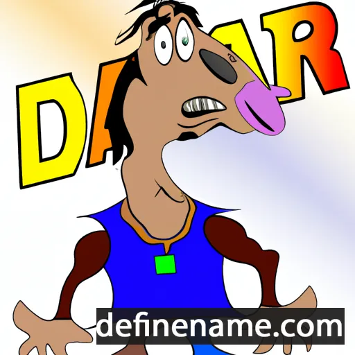 cartoon of the name Dagr