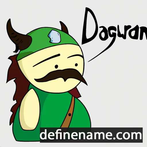 cartoon of the name Dagrún