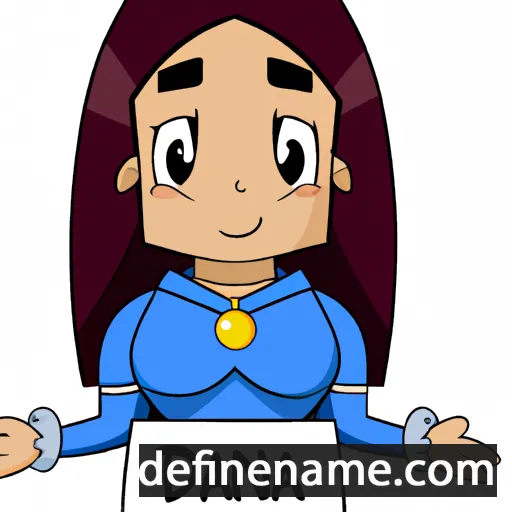 cartoon of the name Daina