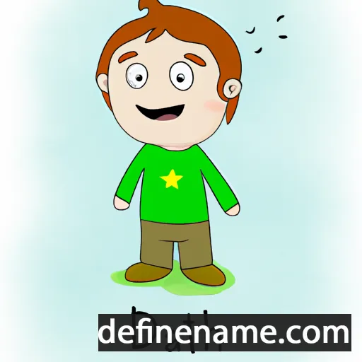 cartoon of the name Daithí