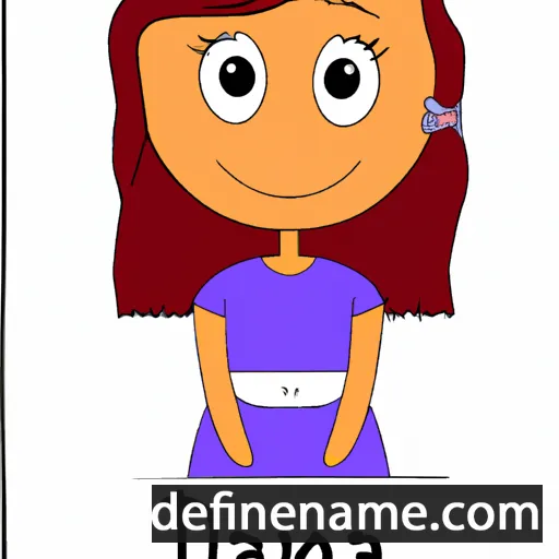 cartoon of the name Dajana