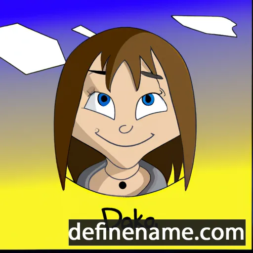 cartoon of the name Dakota