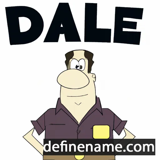 cartoon of the name Dale