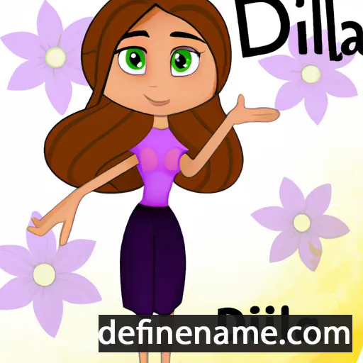 cartoon of the name Dalia