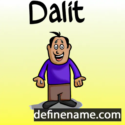 cartoon of the name Dalit