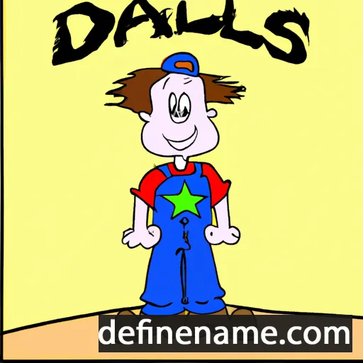 cartoon of the name Dallas