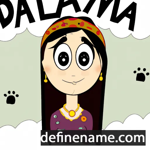 cartoon of the name Dalma