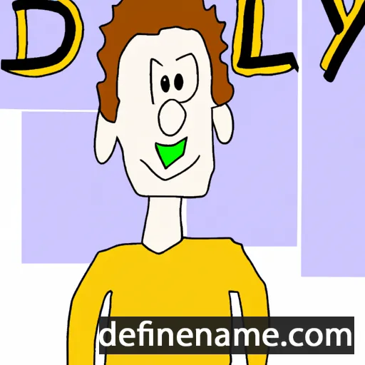 cartoon of the name Daly