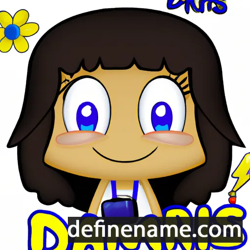 cartoon of the name Damaris