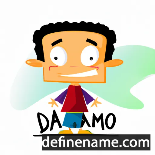 cartoon of the name Damião