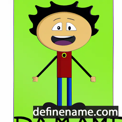 Damian cartoon