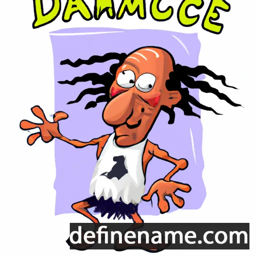 cartoon of the name Damocles