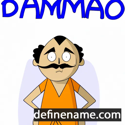 cartoon of the name Damodar