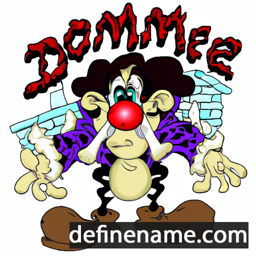 cartoon of the name Damokles