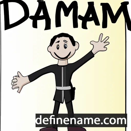 Damyan cartoon