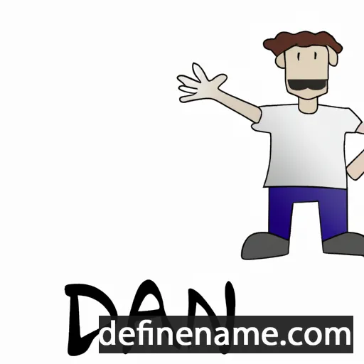 cartoon of the name Dan