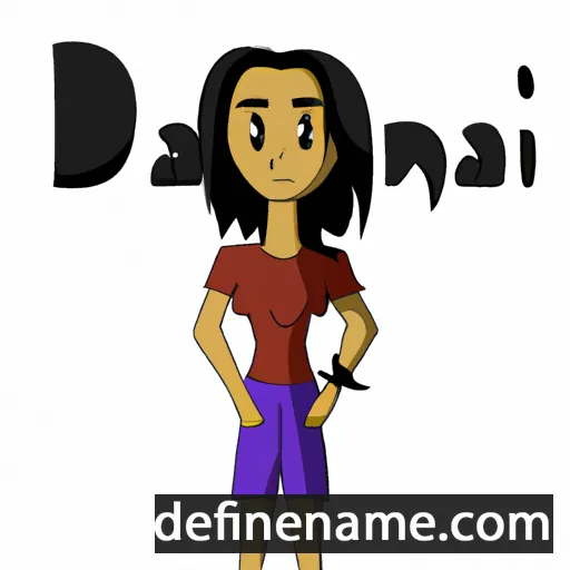 cartoon of the name Danai